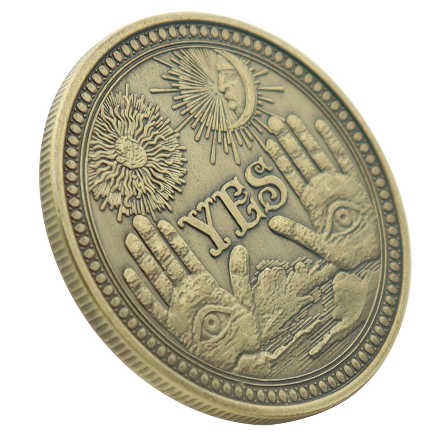 12Pack Yes No Challenge Coin Bulk Decision Maker Divination Collector's Medallion Souvenir Divination Flip Coin Lucky Metal Coins Party Game Supplies - Image 5