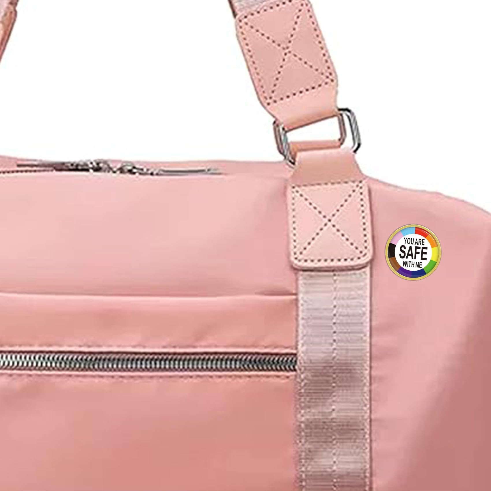 2/10/50/100Pcs YOU ARE SAFE WITH ME Pride Lapel Pins Bulk -LGBT Transgender Rainbow Lesbian Bisexual Gay Progressive Pin Brooch Badge for Men Women Clothes Bags Hats Gift - Image 6