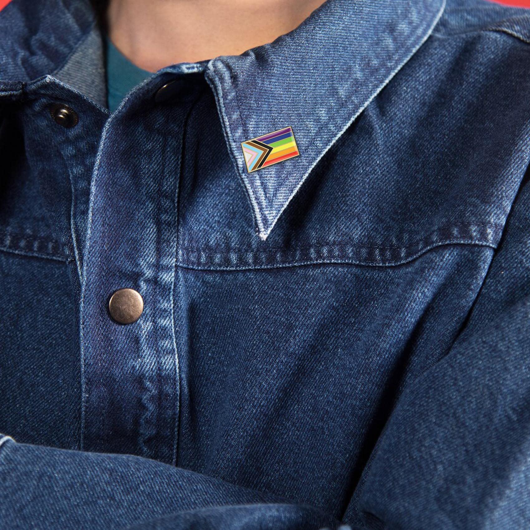 2/12/50/100Pcs Enamel Progress Pride Lapel Pins Bulk- LGBT Transgender Rainbow Lesbian Bisexual Gay Progressive Pin Brooch Badge for Men Women Clothes Bags Hats - Image 5