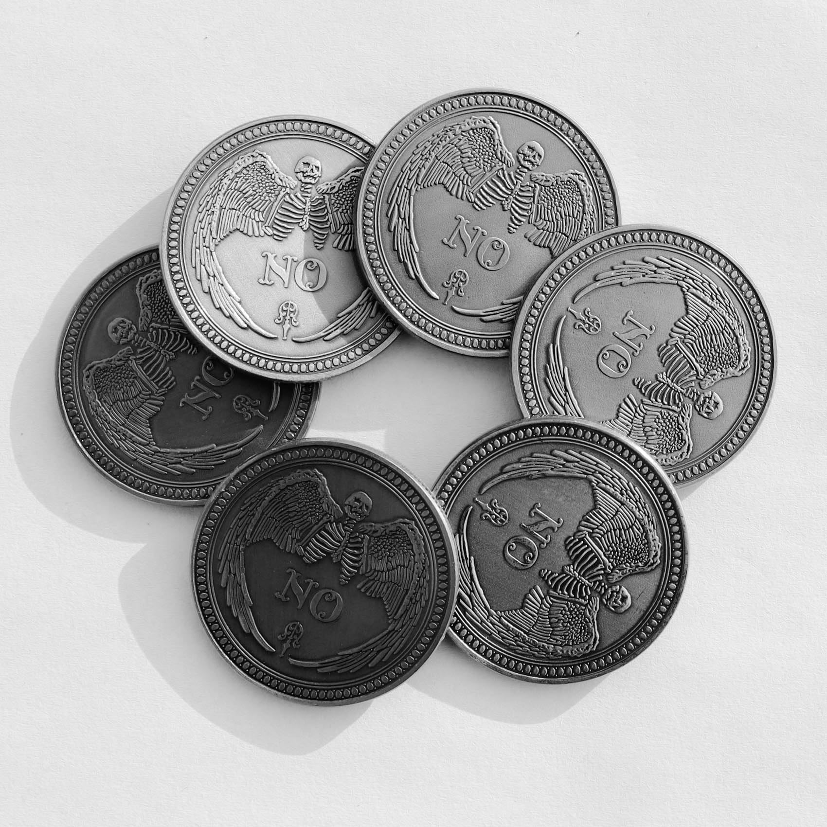 20/Pack Yes No Challenge Coin - Image 5