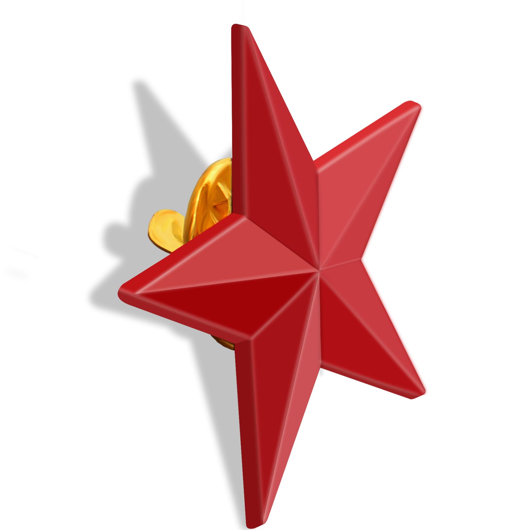 6/12/50/100 Pcak Red Star Sickle Hammer Symbol Emblem Lapel Pins Bulk Badge Souvenir - Image 5