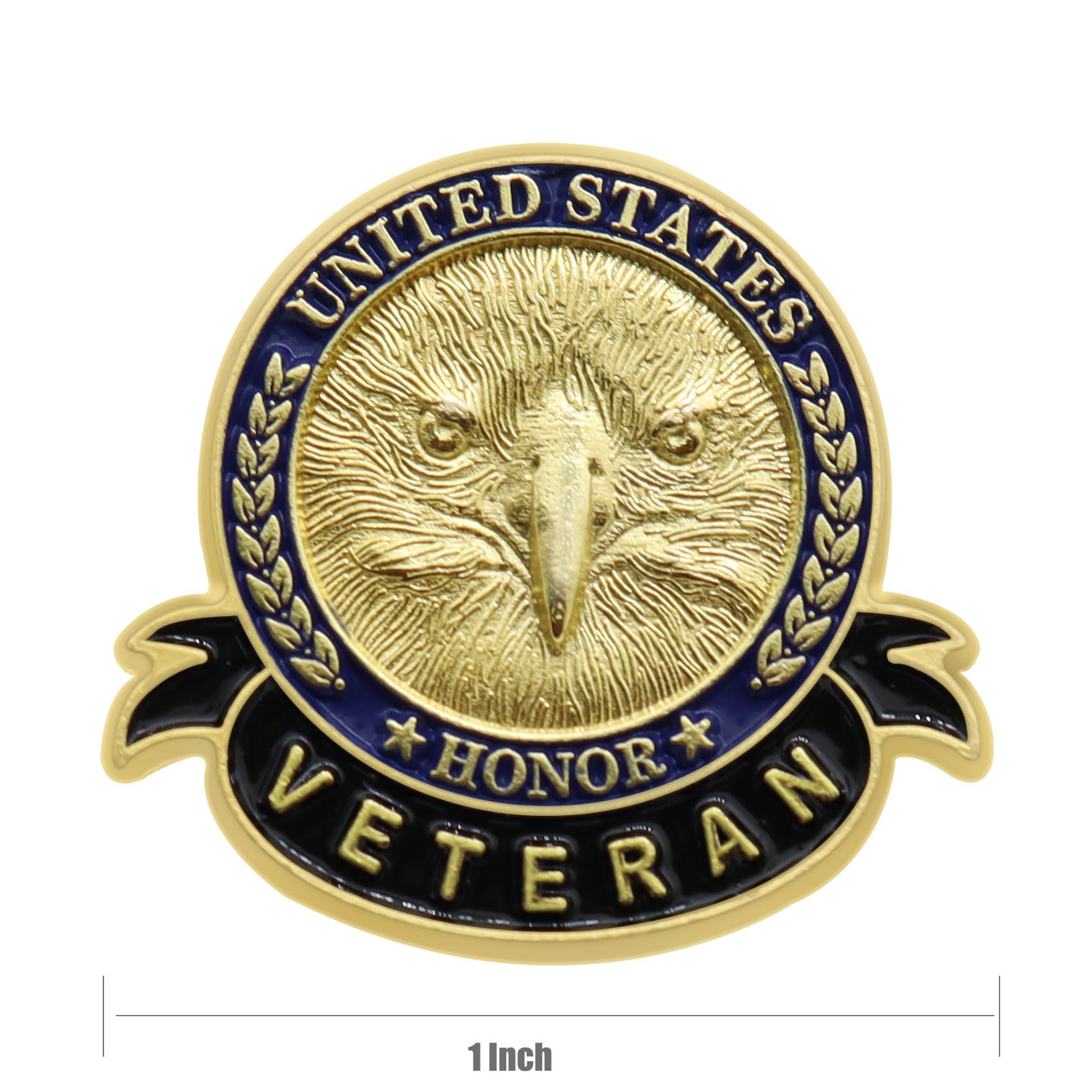 6/12/50/100 Pcs US Veteran Pins– Patriotic American Flag Veterans Day Eagle Lapel pin Badge Brooch Memorial Day Military Patriotic Decorations Gifts - Image 4