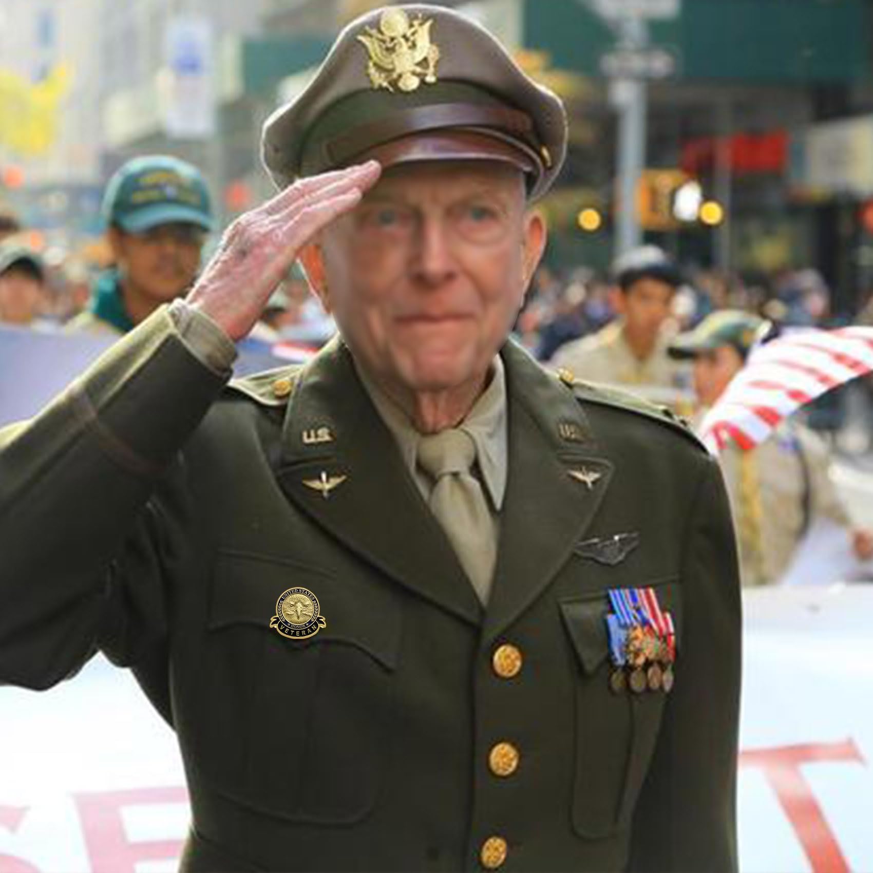 6/12/50/100 Pcs US Veteran Pins– Patriotic American Flag Veterans Day Eagle Lapel pin Badge Brooch Memorial Day Military Patriotic Decorations Gifts - Image 5