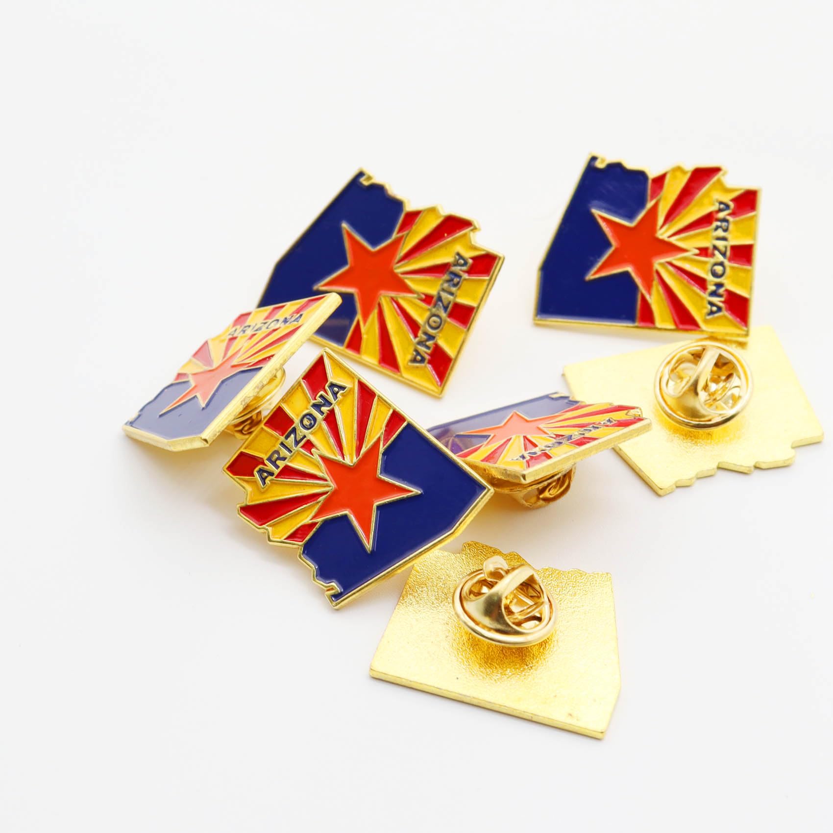 6/12/50/100Pcs Arizona Lapel Pins Bulk - Metal AZ Souvenir for Men Women Clothes Bags Hats Easter Day - Image 6